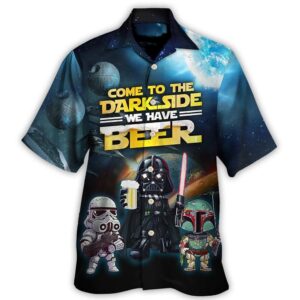 Star Wars Stormtrooper Darth Vader Boba Fett Tropical Aloha Hawaiian Shirt For Men And Women