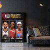 The 2023-24 Kia NBA Clutch Player Finalists of the Year Stephen Curry DeMar DeRozan Shai Gilgeous-Alexander Home Decor Poster Canvas