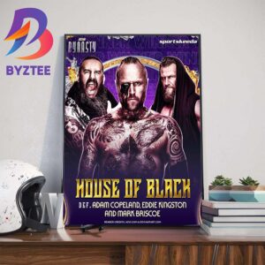 The House Of Black Always Wins at AEW Dynasty Home Decor Poster Canvas