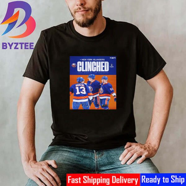 The New York Islanders Clinched 2024 Stanley Cup Playoffs Unisex T-Shirt