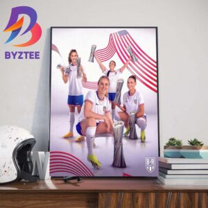 The USWNT Win The Shebelieves Cup For The 7th Time Home Decor Poster Canvas