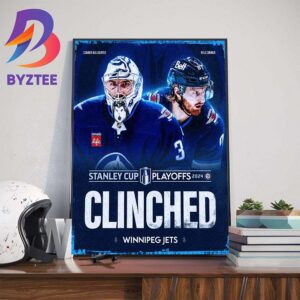The Winnipeg Jets Are Heading To The NHL Stanley Cup Playoffs 2024 Home Decor Poster Canvas