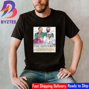Tiger Woods And Scottie Scheffler For The Only Players To Win The Masters And The Players Champiohsip In The Same Season Unisex T-Shirt