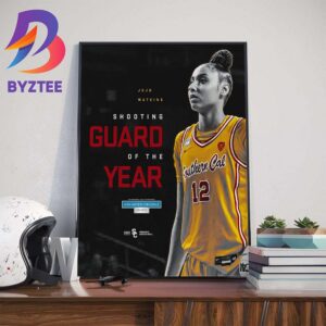 USC Trojans Womens Basketball JuJu Watkins Is The 2024 Ann Meyers Drysdale Award Shooting Guard Of The Year Home Decor Poster Canvas