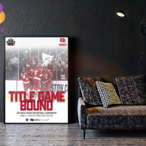 University Of Denver Hockey Title Game Bound 2024 NCAA Frozen Four National Championship April 13th Home Decor Poster Canvas