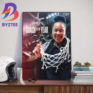 WBCA Coaches All-America For Coach Of The Year Award Winner Is Dawn Staley Home Decor Poster Canvas