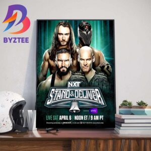 WWE NXT Stand And Deliver Tag Team Champions Wall Decor Poster Canvas
