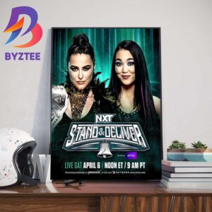 WWE NXT Stand And Deliver Womens Champion Lyra Valkyria vs Roxanne Perez Wall Decor Poster Canvas