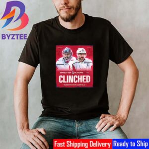 Washington Capitals Clinched 2024 Stanley Cup Playoffs Unisex T-Shirt