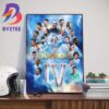 2024 Premier League Champions Are Manchester City Wall Decor Poster Canvas