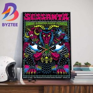 A 60th Birthday Celebration For Maynard James Keenan Sessanta Poster At The Pavilion At Toyota Music Factory Irving TX April 12th 2024 Home Decor Poster Canvas