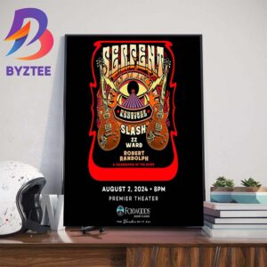 A Celebration Of The Blues Slash Serpent Festival 2024 At Premier Theater August 2nd 2024 Wall Decor Poster Canvas