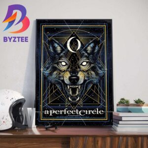 A Perfect Circle Poster At The Red Rocks Amphitheatre Morrison CO April 25th 2024 Home Decor Poster Canvas