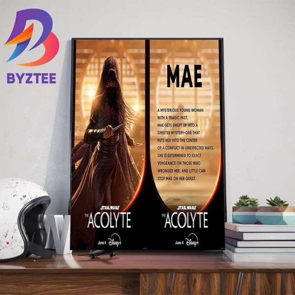 Amandla Stenberg As Mae In Star Wars The Acolyte Wall Decor Poster Canvas