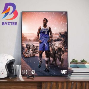 Anthony Edwards Drops 43 PTS And 7 REB As Minnesota Takes Game 1 With A 106-99 Win Over Denver Home Decoration Poster Canvas