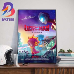 Big Hero Bigger Responsibility Ultraman Rising Official Poster Wall Decor Poster Canvas