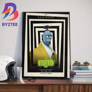Bob Is A Shrinker In Beetlejuice Beetlejuice 2024 Wall Decor Poster Canvas