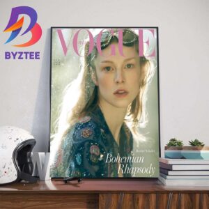 Bohemian Rhapsody Hunter Schafer On Cover Of Vogue Italia For The Latest Issue Wall Decor Poster Canvas