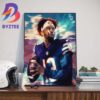 Anthony Edwards Takes Down Phoenix Suns For 1st Career Playoff Series Win Home Decor Poster Canvas