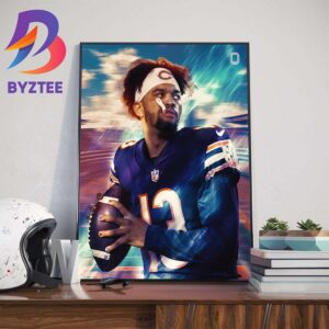 Caleb Williams Has Been Selected 1 To The Chicago Bears Home Decor Poster Canvas