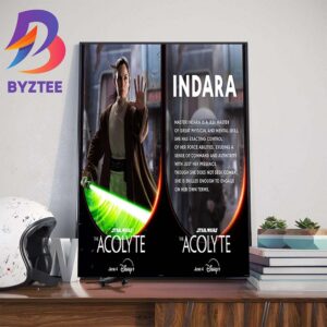 Carrie-Anne Moss As Indara In Star Wars The Acolyte Wall Decor Poster Canvas