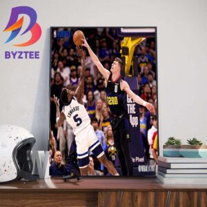 Christian Braun Block Anthony Edwards In 2024 NBA Playoffs Game Denver Nuggets vs Minnesota Timberwolves Wall Decor Poster Canvas