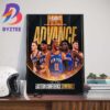 Congrats The Dallas Mavericks Advance To The Western Conference Semifinals 2024 NBA Playoffs Home Decor Poster Canvas