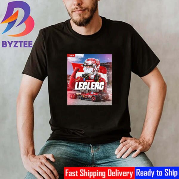 Congrats Scuderia Ferrari Driver Charles Leclerc Is The Monaco GP F1 Race Week Winner Classic T-Shirt