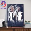 Congratulations To Rudy Gobert Of Minnesota Timberwolves For Winning Record 4th NBA Defensive Player Of The Year Award Home Decoration Poster Canvas