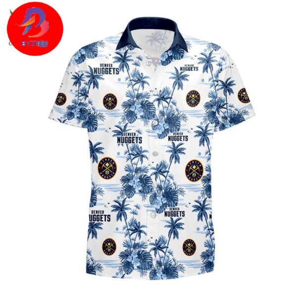 Denver Nuggets NBA Light Blue  For Family Vacation Tropical Summer Hawaiian Shirt