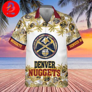 Denver Nuggets NBA Logo  For Family Vacation Tropical Summer Hawaiian Shirt