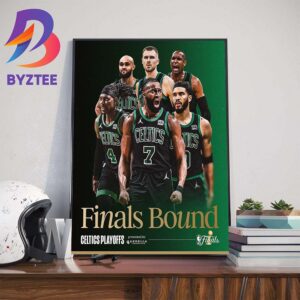 Different Here Boston Celtics 4 Wins From Glory Celtics Advance 2024 NBA Finals Bound Wall Decor Poster Canvas