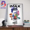 Disney x Pixar Inside Out 2 4DX Poster Movie Wall Decor Poster Canvas
