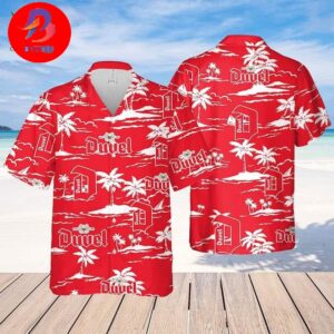 Duvel Beer Beach Pattern For Family Vacation Tropical Summer Hawaiian Shirt