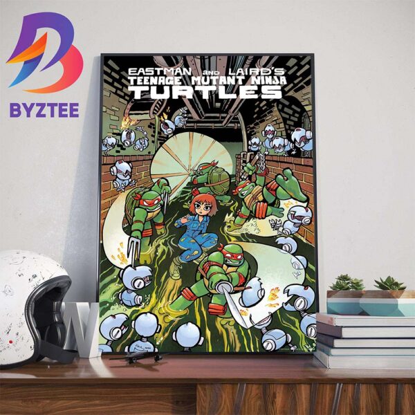 Eastman And Laird’s Teenage Mutant Ninja Turtles Comic Book Bryan Lee O’malley Cover Red Mask Wall Decor Poster Canvas
