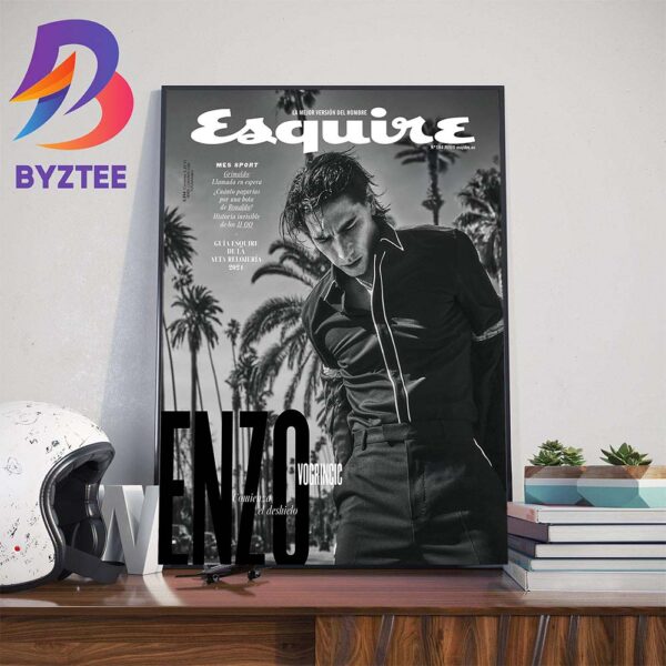 Enzo Vogrincic On Cover Of Esquire Spain For The Latest Issue Wall Decor Poster Canvas