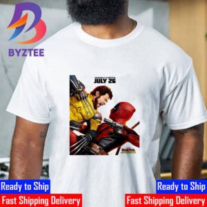 Experience Marvel Studios Dead Pool And Wolverine In IMAX Starting July 26th Official Poster Classic T-Shirt