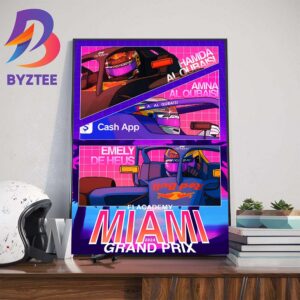 F1 Academy at 2024 Miami GP Home Decor Poster Canvas