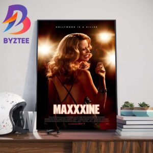 Hollywood Is A Killer MaXXXine 2024 Official Poster Wall Decor Poster Canvas