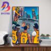 Indiana Pacers Advanced Eastern Conference Finals 2024 NBA Playoffs Wall Decor Poster Canvas