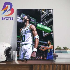 Jaylen Brown And The Celtics Are Back In The NBA Finals Wall Decor Poster Canvas