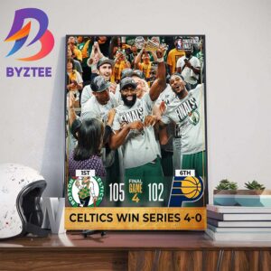 Jaylen Brown Wins Eastern Conference Finals MVP The Boston Celtics Wins Game 4 To Advance To The 2024 NBA Finals Wall Decor Poster Canvas