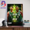 Jalen Brunson And Donte DiVincenzo An NBA Original Chasing History Wall Decor Poster Canvas