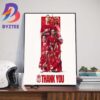 Liverpool FC Thank You Joel Matip For Everything Wall Decor Poster Canvas