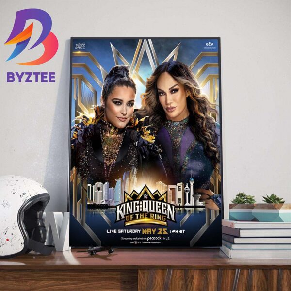 Lyra Valkyria Vs Nia Jax At WWE King And Queen Of The Ring 2024 Wall Decor Poster Canvas