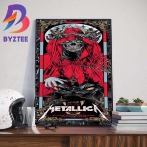 Metallica Tonight In Munich M72 World Tour 2024 No Repeat Weekend at Olympiastadion Munich Germany May 24th 2024 Wall Decor Poster Canvas