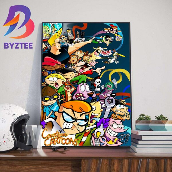 More Characters The Golden Age Of Cartoon Network Wall Decor Poster Canvas
