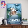 Nelly Korda Continues To Dominate 6 Wins In 7 Starts Wall Decor Poster Canvas