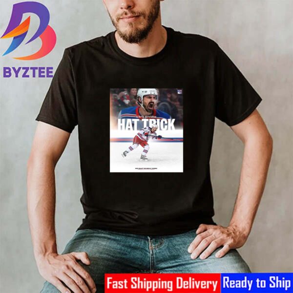 New York Rangers Chris Kreider Hat Trick Helps Rangers Eliminate Hurricanes In Game 6 Classic T-Shirt