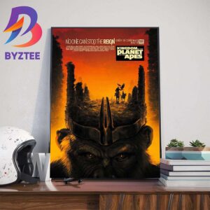 No One Can Stop The Reign Kingdom Of The Planet Of The Apes New Poster Home Decor Poster Canvas